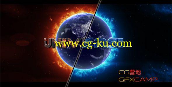 AE模板－太阳地球日食环球影视效果 VideoHive Solar Eclipse – Cinematic Logo Reveal的图片1