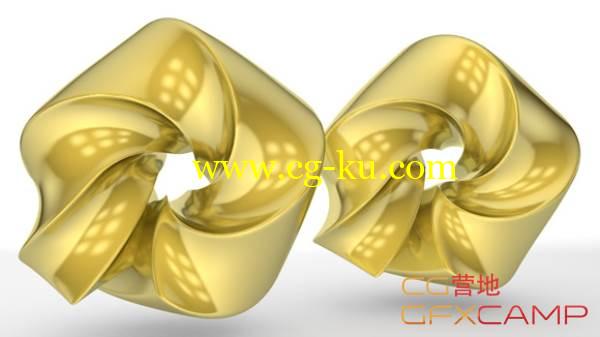 C4D黄金材质教程 Creating Gold Material Tutorial的图片1