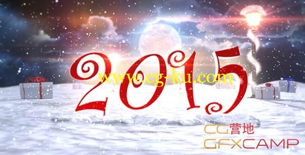 AE模板-圣诞下雪场景照片展示 VideoHive Magic Christmas Eve的图片1