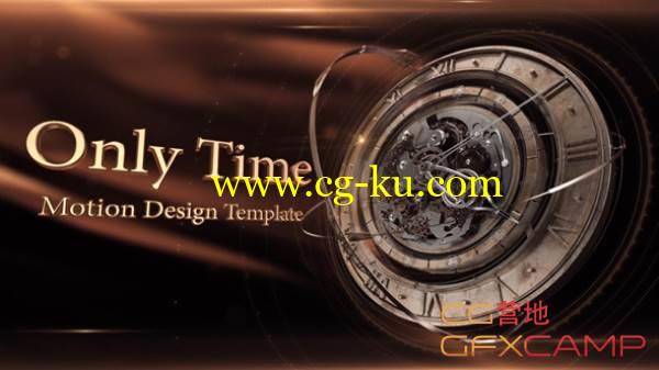AE模板-机械时钟历史类 VideoHive Only Time的图片1