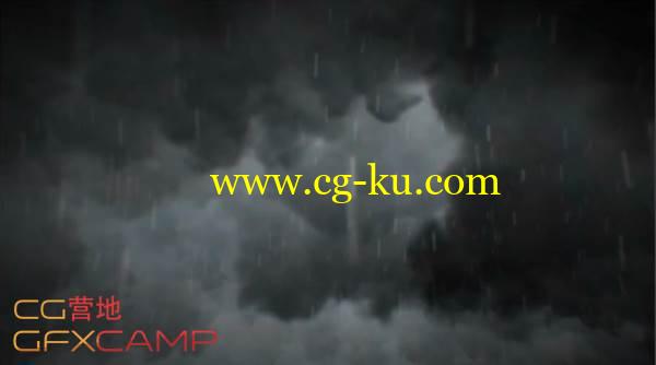 AE乌云下雨教程 Digital Storm with Trapcode Particular的图片1