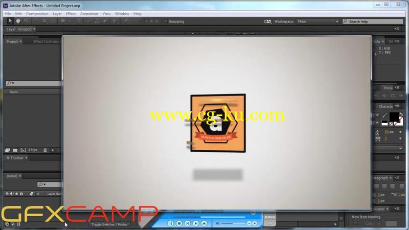 AETUTS Motion动画教程 Squaring the Circle Logo Reveal Animation的图片3