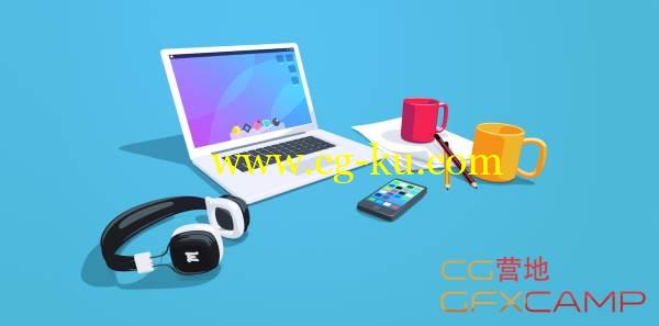 C4D二维MG卡通渲染教程 Mattrunks Create an illustrative 2D cel-shading render的图片1