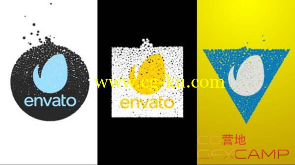 AE模板-MG风格小球填充Logo展示 VideoHive Stylish Logo的图片1