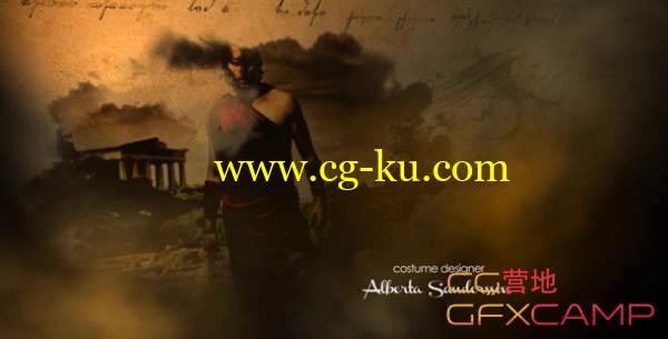 AE模板-水墨宣纸历史文化宣传片 VideoHive History Style Movie Opening的图片1