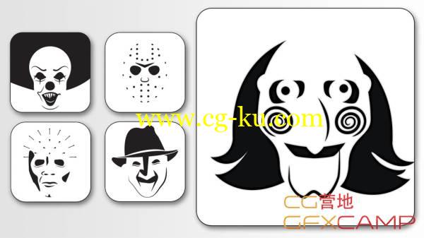 AI面具符号绘制教程 Digital Tutors – Developing Symbol Systems in Illustrator的图片1