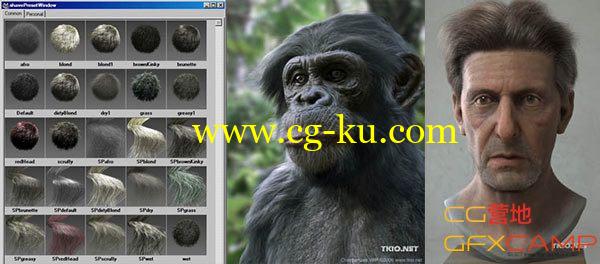 Maya毛发插件 JoeAlter Shave & A Haircut v9.0v01 MAYA 2012－2015 Win64的图片1