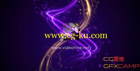 AE模板－光线粒子线条Logo展示 VideoHive Rotary Logo Reveal的图片1