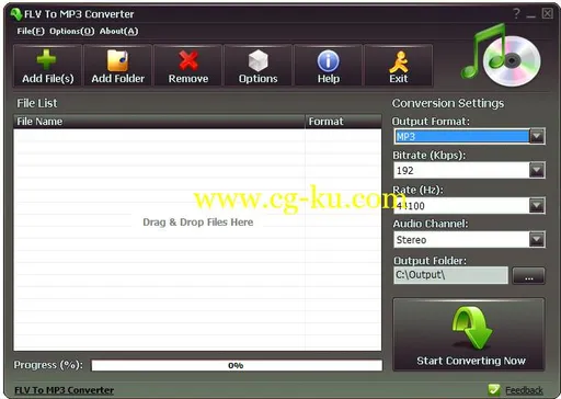 FLV To MP3 Converter 3.1的图片1