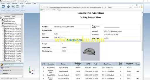 CAMWorks ShopFloor 2019 SP3.0.1的图片2