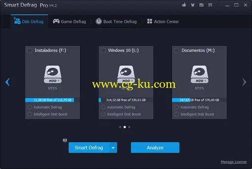 IObit Smart Defrag Pro 6.3.5.188 Multilingual的图片1