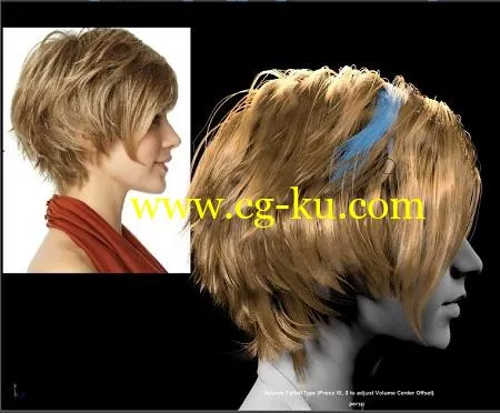 Tarkan Sarim Patreon – Interactive Xgen IGS female short hair grooming的图片1