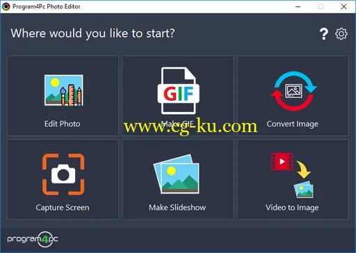 Program4Pc Photo Editor 7.4 Multilingual的图片1