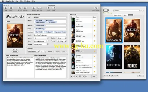 MetaMovie 2.4.3 Bilingual MacOSX的图片1