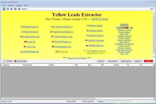 Yellow Leads Extractor 6.4.0 Multiligual的图片1