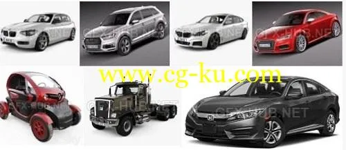 Car 3D Model Bundle November 2019的图片1