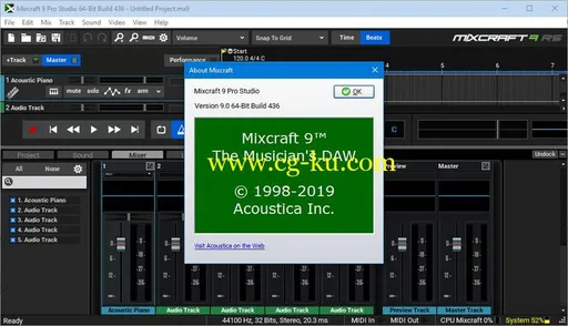 Acoustica Mixcraft Pro Studio 9.0 Build 436 Multilingual的图片1