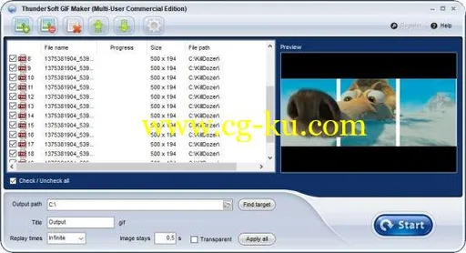 ThunderSoft GIF Maker 3.0.0.0的图片1