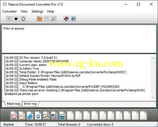 Neevia Document Converter Pro 7.0.0.83的图片1