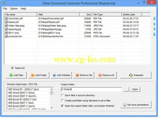 Okdo Document Converter Professional 5.8的图片1