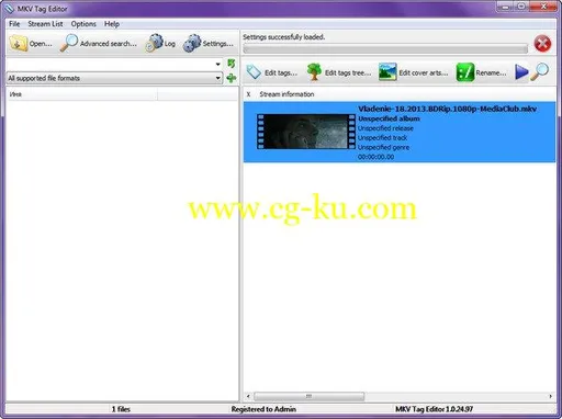 3delite MKV Tag Editor 1.0.40.118 x86/x64的图片1