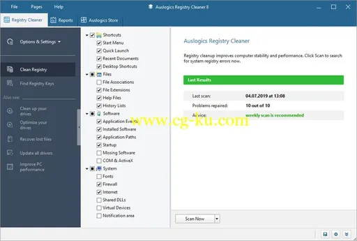 Auslogics Registry Cleaner Professional 8.3.0 Multilingual的图片1