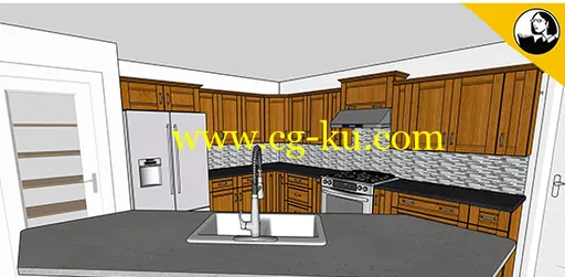 SketchUp Pro: Kitchen Design的图片1