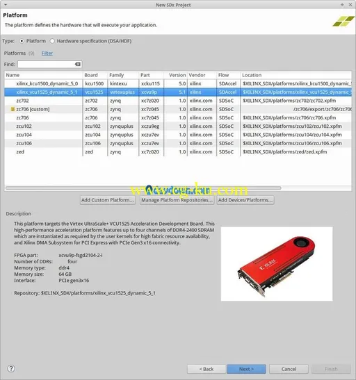 Xilinx SDAccel/SDSoC 2018.2 Win/Linux x64 2018的图片6