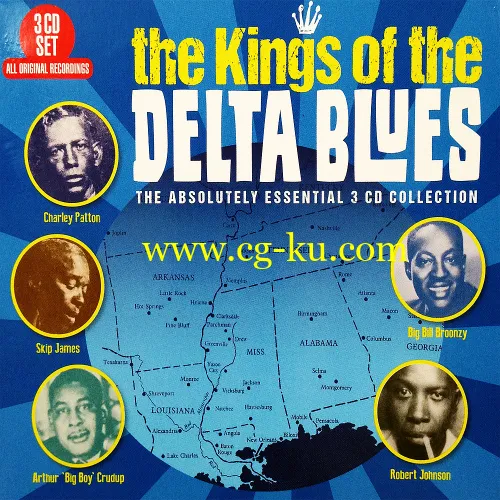 VA – The Kings Of The Delta Blues (3CD, 2018) FLAC/MP3的图片1
