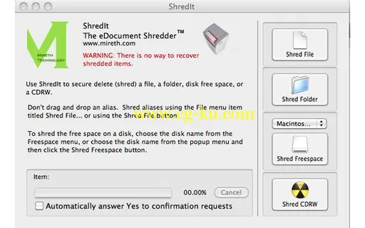 ShredIt X 6.2.1 MacOSX的图片1