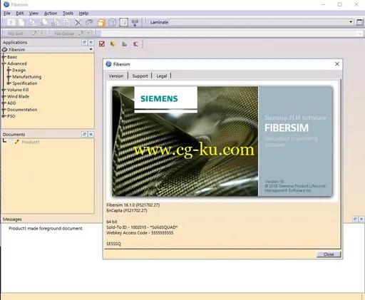 Siemens FiberSIM 16.1.0 for Catia/Creo/NX Win64的图片1