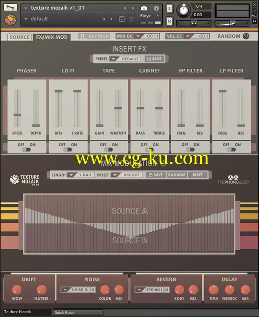 ThePhonoLoop Texture Mozaik For NATiVE iNSTRUMENTS KONTAKT-DISCOVER的图片2