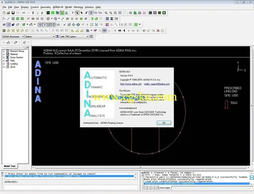 ADINA System 9.4.4 Win/Linux的图片2