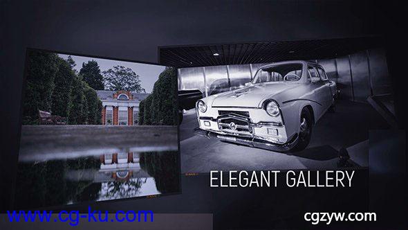 AE模板-优雅黑暗电影相册照片展示 Elegant Gallery的图片1