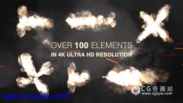 4K视频素材-102组动作枪战电影枪口火焰闪光特效 Muzzle Flash – Real Gun的图片1