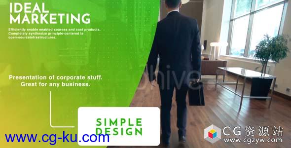 AE模板-公司幻灯片时尚商务公司企业片头宣传片包装 Corporate Slides 5的图片1