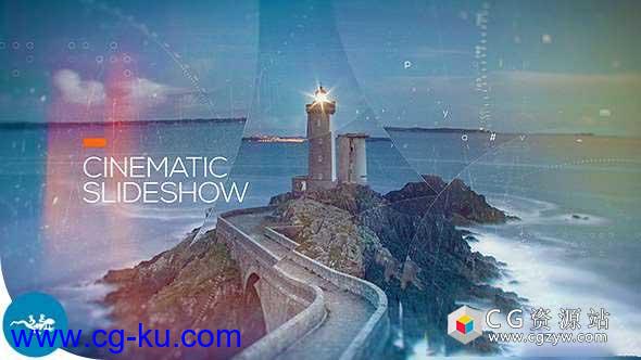 AE模板-电影幻灯片大气视差图片开场 Cinematic Slideshow的图片1