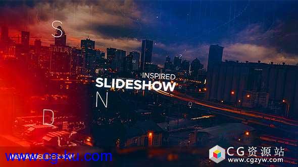 AE模板-优雅史诗画廊介绍视差图片切换片头 Inspired Slideshow的图片1