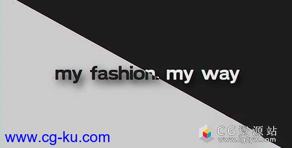 AE模板-公司事件时尚魅力特别活动图片视频展示 My Fashion My Way的图片1