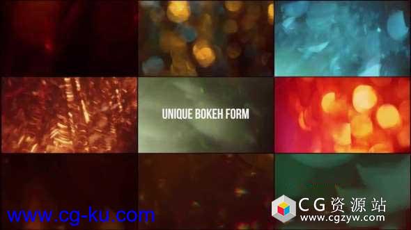 4K视频素材-30种镜头漏光与20组动态背景视频素材Bokeh Leaks and Backgrounds 4k Pack的图片1
