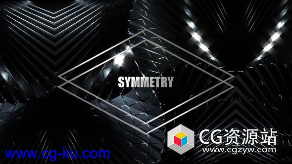 俱乐部音乐会舞蹈对称质感舞台大屏幕LED视频素材 Symmetry的图片1