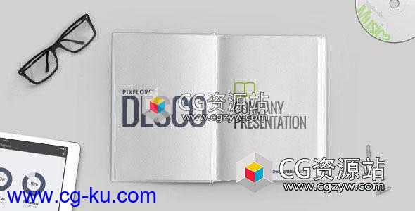 AE模板-公司介绍商务办公室桌面合成宣传包装 Desco Company Presentation的图片1