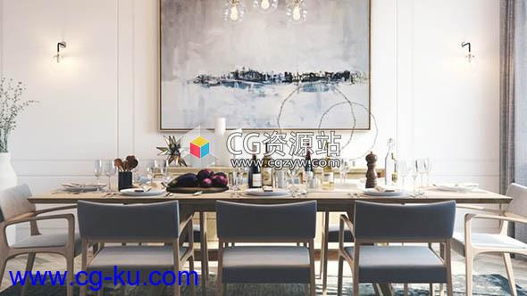3DS MAX+Vray高级室内设计渲染教程 Udemy – 3DS MAX & Vray：Advanced Arch Viz Interiors的图片1