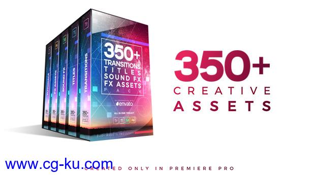PR模板-350+视频转场文字标题特效元素动画音效素材的图片6