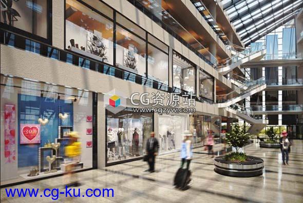 36个专业高品质室内商场店铺模型 Evermotion Archmodels Vol. 178 Only Max-Vray的图片2