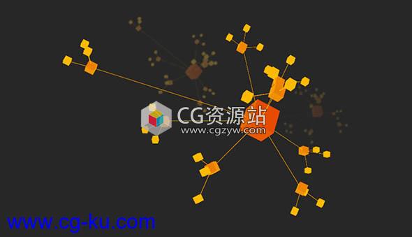 创建连接对象网络C4D教程Cinema 4D – Creating a Network of Connected Objects Tutorial的图片1