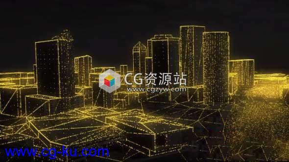 创建粒子城市4D教程 Creating a Particle City Reveal Tutorial的图片1