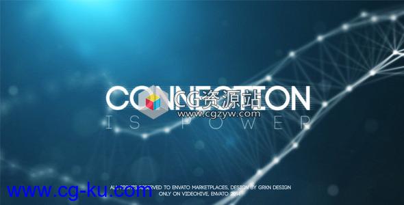AE模板-点线粒子背景视频宣传片 Connection Teaser Trailer的图片1