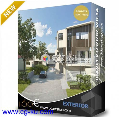 45个室外场景3D模型包3DARCEXTERIOR VOL 14的图片1
