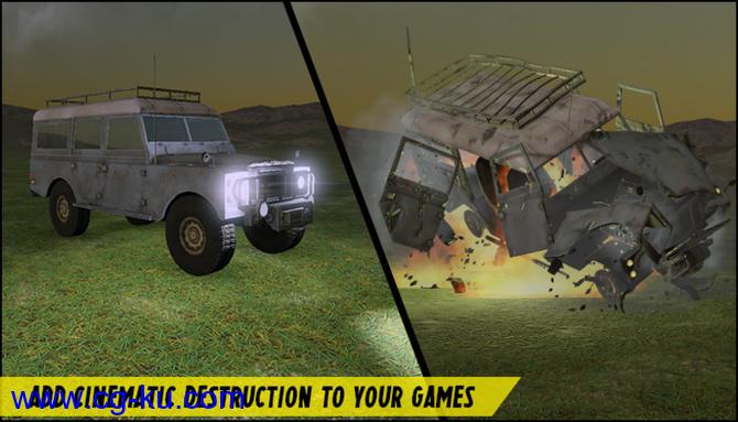 Unity游戏物体销毁损坏系统DestroyIt – Destruction System v1.10的图片2